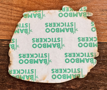 Preview: *NEU* Bambus Sticker " Bus & Surfbrett "